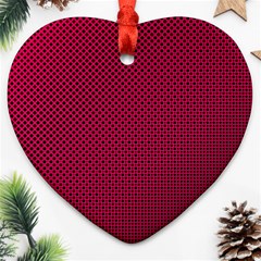 Red Heart Ornament (two Sides) by nateshop