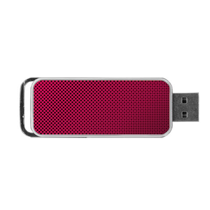 Red Portable USB Flash (One Side)