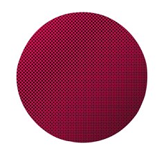 Red Mini Round Pill Box (pack Of 5) by nateshop