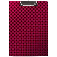 Red A4 Acrylic Clipboard