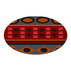 Red-011 Oval Magnet