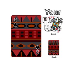 Red-011 Playing Cards 54 Designs (mini) by nateshop