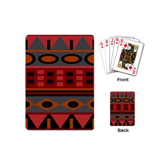 Red-011 Playing Cards Single Design (mini) by nateshop