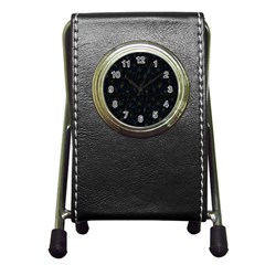 Rocket-012 Pen Holder Desk Clock by nateshop