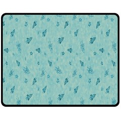 Rocket-013 Fleece Blanket (medium) by nateshop