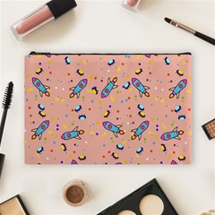 Rocket-ships Cosmetic Bag (large) by nateshop