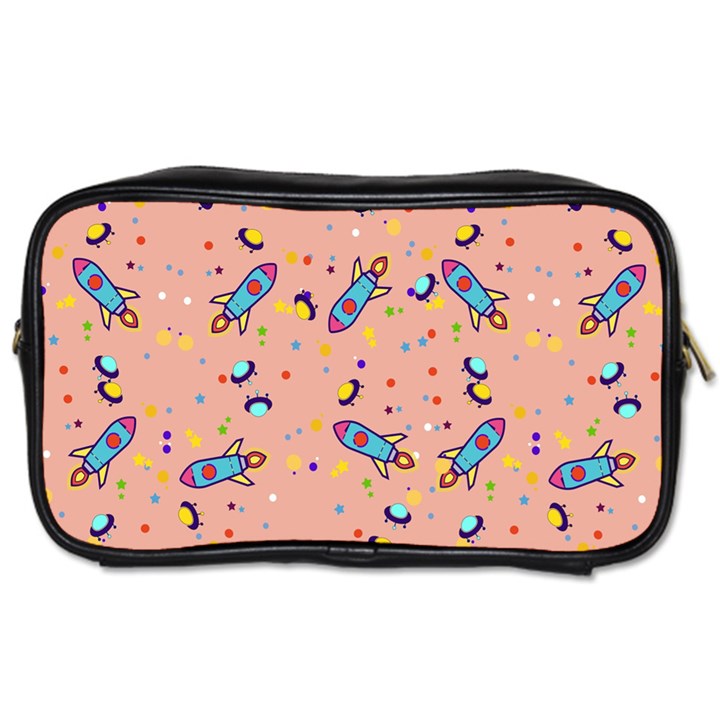 Rocket-ships Toiletries Bag (Two Sides)