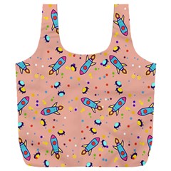 Rocket-ships Full Print Recycle Bag (xxxl) by nateshop