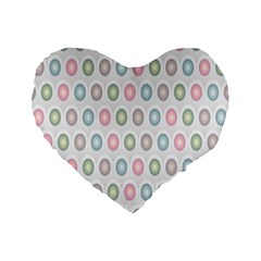 Seamless-pattern-108 Standard 16  Premium Flano Heart Shape Cushions by nateshop