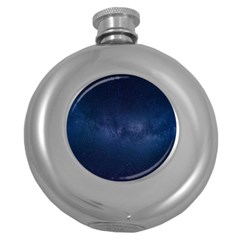 Space-01 Round Hip Flask (5 Oz) by nateshop