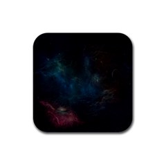 Space-02 Rubber Square Coaster (4 Pack) by nateshop