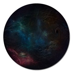 Space-02 Magnet 5  (round) by nateshop