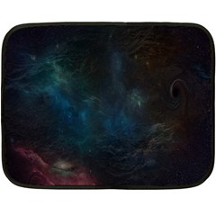 Space-02 Two Sides Fleece Blanket (mini) by nateshop