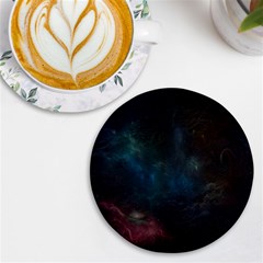 Space-02 Uv Print Round Tile Coaster by nateshop