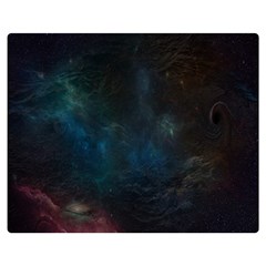 Space-02 Premium Plush Fleece Blanket (medium)