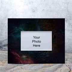 Space-02 White Tabletop Photo Frame 4 x6  by nateshop