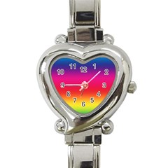 Spectrum Heart Italian Charm Watch by nateshop