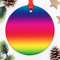 Spectrum Round Ornament (Two Sides)