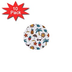 Summer 1  Mini Buttons (10 pack) 