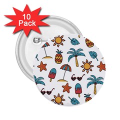 Summer 2.25  Buttons (10 pack) 