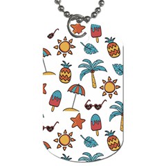 Summer Dog Tag (One Side)