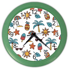 Summer Color Wall Clock