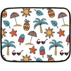 Summer Two Sides Fleece Blanket (Mini)