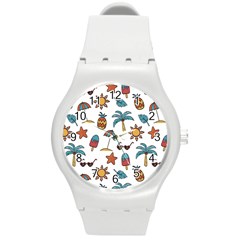 Summer Round Plastic Sport Watch (M)