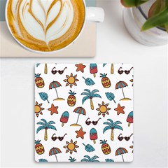 Summer UV Print Square Tile Coaster 