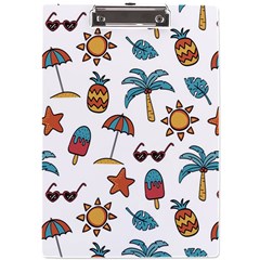 Summer A4 Acrylic Clipboard