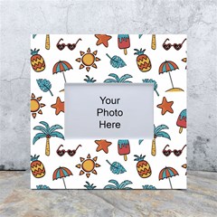 Summer White Box Photo Frame 4  x 6 