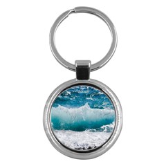 Waves Key Chain (round) by nateshop