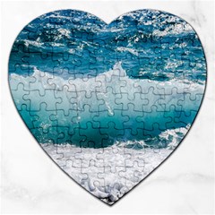 Waves Jigsaw Puzzle (heart) by nateshop