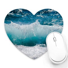 Waves Heart Mousepad by nateshop