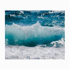 Waves Small Glasses Cloth (2 Sides) by nateshop