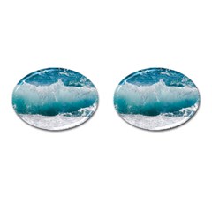 Waves Cufflinks (oval) by nateshop