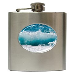 Waves Hip Flask (6 Oz) by nateshop