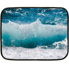 Waves Fleece Blanket (mini) by nateshop