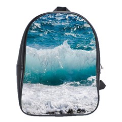 Waves School Bag (large) by nateshop