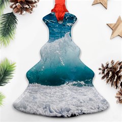 Waves Christmas Tree Ornament (two Sides) by nateshop