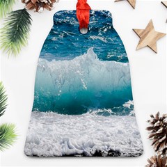 Waves Bell Ornament (two Sides) by nateshop