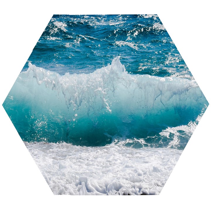 Waves Wooden Puzzle Hexagon