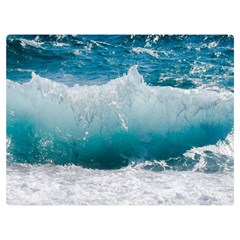 Waves Two Sides Premium Plush Fleece Blanket (extra Small)