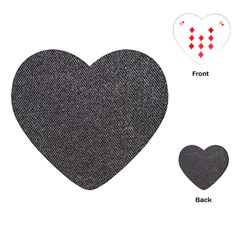 Texture-jeans Playing Cards Single Design (Heart)