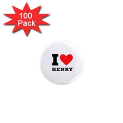 I Love Henry 1  Mini Magnets (100 Pack)  by ilovewhateva