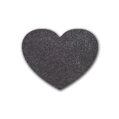 Texture-jeans Rubber Heart Coaster (4 pack)