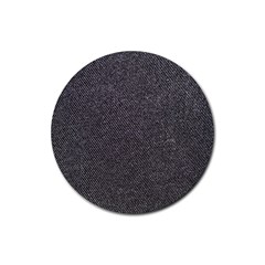 Texture-jeans Rubber Coaster (round) by nateshop