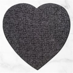 Texture-jeans Jigsaw Puzzle (heart) by nateshop