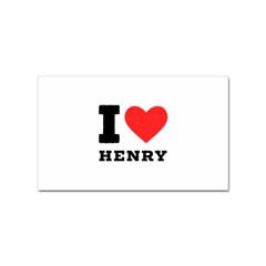 I Love Henry Sticker (rectangular) by ilovewhateva