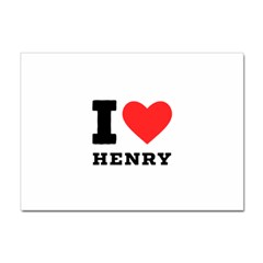 I Love Henry Sticker A4 (10 Pack) by ilovewhateva